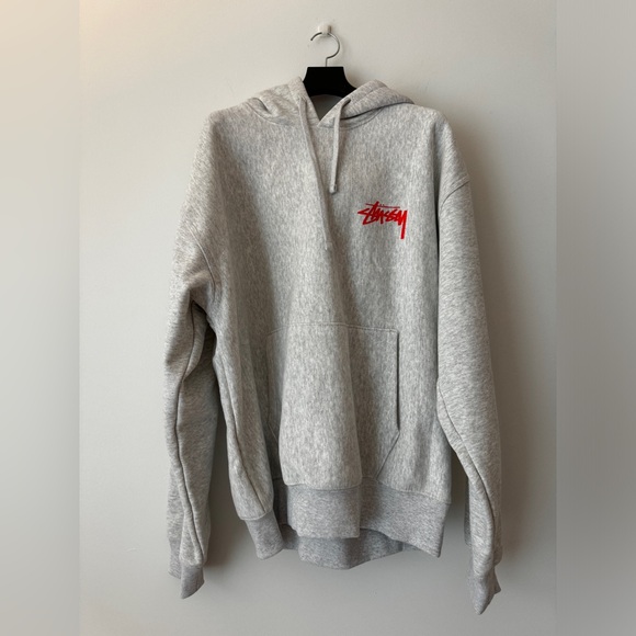 STÜSSY Skate Tough Hoodie in Gray Size L - Picture 2 of 6